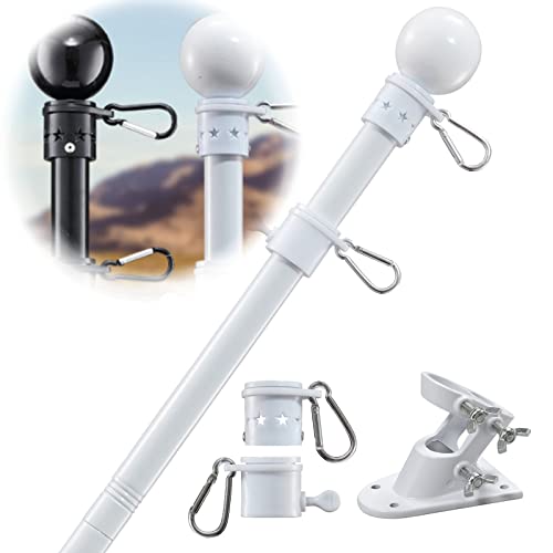 5ft Tangle-Free American Flagpole Kit
