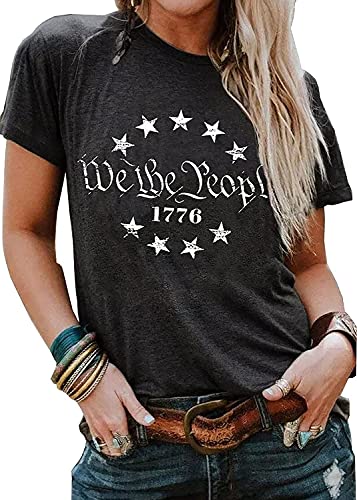 Women's We The People 1776 American Flag T-Shirt