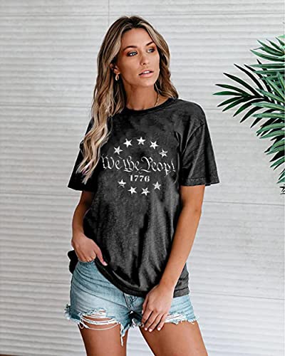 Women's We The People 1776 American Flag T-Shirt