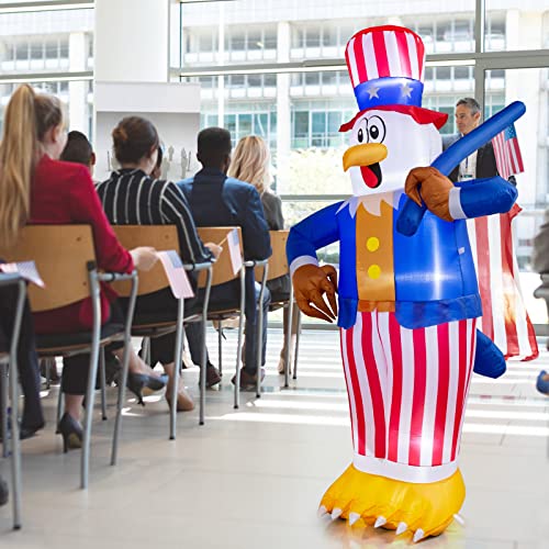 6FT Tall American Bald Eagle Inflatable Decoration
