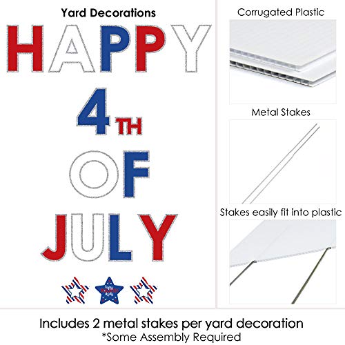 Independence Day Yard Signs - Happy 4th!
