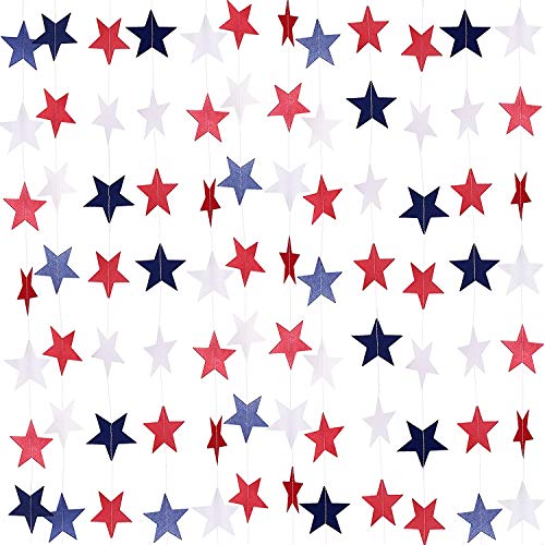Patriotic Star Streamers for Holidays & BBQs