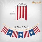 American Flag Bunting Banner for 4th of July