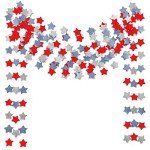 6 Pack Red White Blue Star Streamers Banner