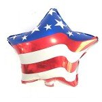 Patriotic 4th of July American Flag Balloons