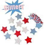 6 Pack Red White Blue Star Streamers Banner