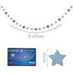 6 Pack Red White Blue Star Streamers Banner