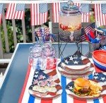 Patriotic Party Supplies for 50 - American Flag