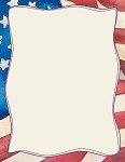 Patriotic Letterhead - 80 Count, 8.5"x11