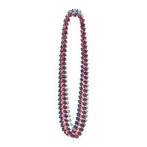 Patriotic Star Beads for Crafting and Decor