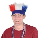 Patriotic Star Beads for Crafting and Decor