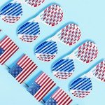 American Flag Sunglasses - Patriotic Party Shades (12 Pairs)