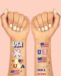Red, White, and Blue Temporary Tattoos for Celebrations