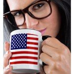 American Flag Stars and Stripes Mug - 11 oz