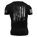 Men's Black 1776 Flag T-Shirt by Grunt Style