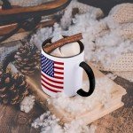 American Flag Stars and Stripes Mug - 11 oz