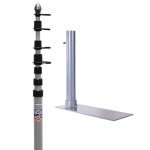 Ultimate Tailgater Flagpole Package with Tire Mount