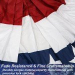 Set of 4 American Pleated Flag Banners