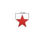 Red, Blue, and Silver Star Hanging Decorations Pack