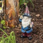 Patriotic 12" Garden Gnome Statue for Outdoors