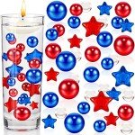 2156 Patriotic Vase Fillers: Red, White, Blue Beads