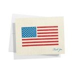 American Flag Thank You Cards – Set of 12
