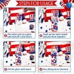2156 Patriotic Vase Fillers: Red, White, Blue Beads