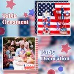 2156 Patriotic Vase Fillers: Red, White, Blue Beads