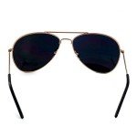 Goson American Flag Aviator Sunglasses (Gold)