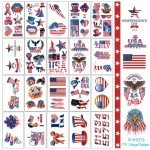 USA Flag Temporary Tattoos for 4th of July