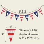 4th of July Patriotic Banner - Red, White, Blue