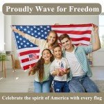 100 Mini American Flags on Sticks