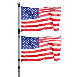 20' Flagpole-To-Go for Outdoor Patriotism