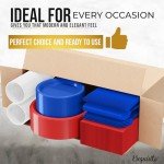350-Piece Patriotic Party Plates and Cutlery Set