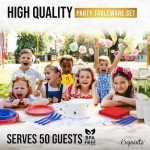 350-Piece Patriotic Party Plates and Cutlery Set