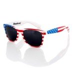Retro 80's USA Flag Patriotic Sunglasses