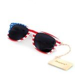 Retro 80's USA Flag Patriotic Sunglasses