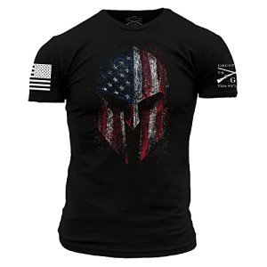 American Spartan 2.0 Men's Black T-Shirt