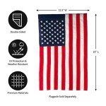 Patriotic Garden Flag with American Flag Design