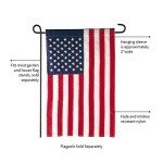 Patriotic Garden Flag with American Flag Design