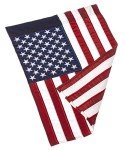 Patriotic Garden Flag with American Flag Design