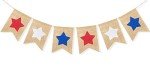 Red, White, and Blue Stars Patriotic Banner