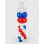 Red, White, and Blue Patriotic Balloons (50 Pack)