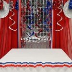 Red, White, Blue Patriotic Crepe Streamer