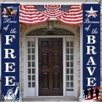 Patriotic Soldier Porch Sign - "Home of the Free
