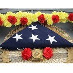 Heavy Duty US Memorial Burial Flag 5x9.5 Ft