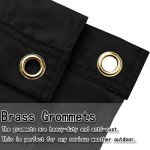 Heavy Duty Black American Flag 3x5 ft