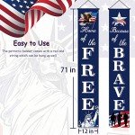 Patriotic Soldier Porch Sign - "Home of the Free