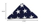 Heavy Duty US Memorial Burial Flag 5x9.5 Ft