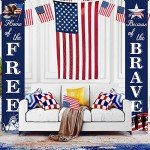 Patriotic Soldier Porch Sign - "Home of the Free